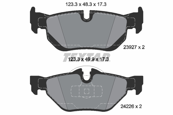set placute frana,frana disc 2392781 TEXTAR - Frana disc set placute frana,frana disc 2392781 TEXTAR - Frana disc