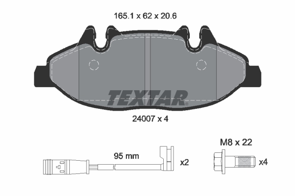 set placute frana,frana disc 2400701 TEXTAR - Frana disc set placute frana,frana disc 2400701 TEXTAR - Frana disc