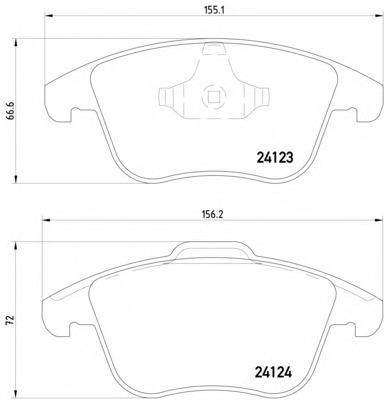 set placute frana,frana disc 2412307 TEXTAR - Frana disc set placute frana,frana disc 2412307 TEXTAR - Frana disc