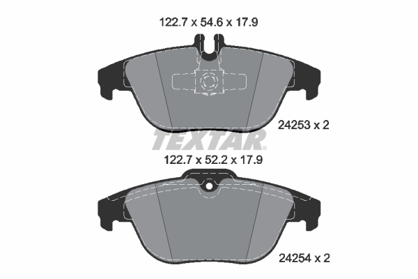 set placute frana,frana disc 2425381 TEXTAR - Frana disc set placute frana,frana disc 2425381 TEXTAR - Frana disc