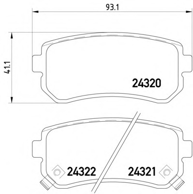 set placute frana,frana disc 2432004 TEXTAR - Frana disc set placute frana,frana disc 2432004 TEXTAR - Frana disc