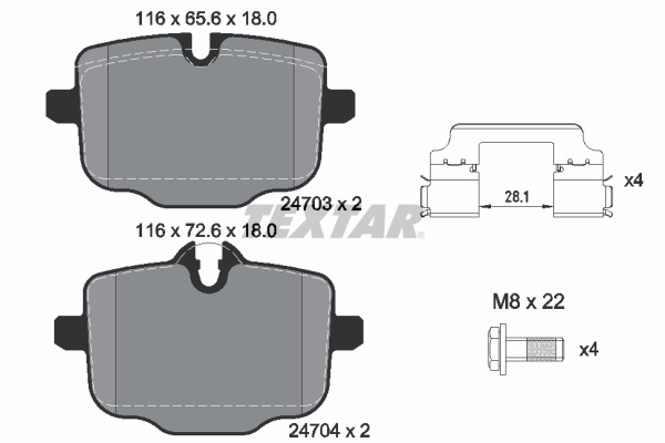 set placute frana,frana disc 2470381 TEXTAR - Frana disc set placute frana,frana disc 2470381 TEXTAR - Frana disc