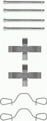 Set accesorii, placute frana 82011600 TEXTAR - Componente/ accesorii frana