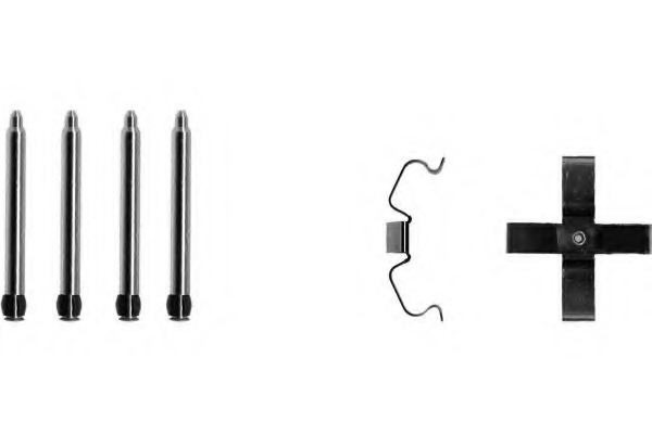 Set accesorii, placute frana 82025700 TEXTAR - Componente/ accesorii frana