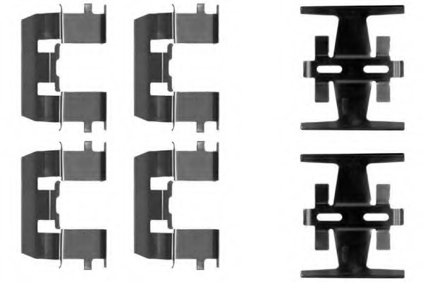 Set accesorii, placute frana 82058100 TEXTAR - Componente/ accesorii frana Set accesorii, placute frana 82058100 TEXTAR - Componente/ accesorii frana