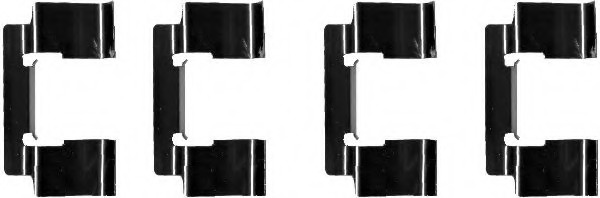 Set accesorii, placute frana 82059700 TEXTAR - Componente/ accesorii frana