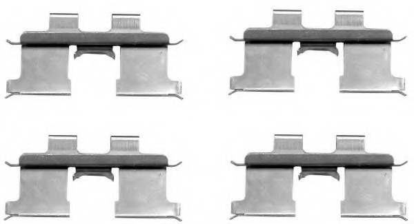 Set accesorii, placute frana 82072300 TEXTAR - Frana disc Set accesorii, placute frana 82072300 TEXTAR - Frana disc