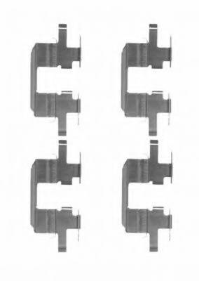 Set accesorii, placute frana 82502600 TEXTAR - Componente/ accesorii frana Set accesorii, placute frana 82502600 TEXTAR - Componente/ accesorii frana