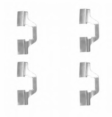 Set accesorii, placute frana 82503100 TEXTAR - Frana disc Set accesorii, placute frana 82503100 TEXTAR - Frana disc