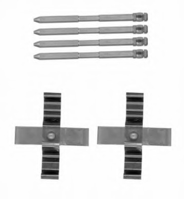 Set accesorii, placute frana 82504500 TEXTAR - Frana disc Set accesorii, placute frana 82504500 TEXTAR - Frana disc