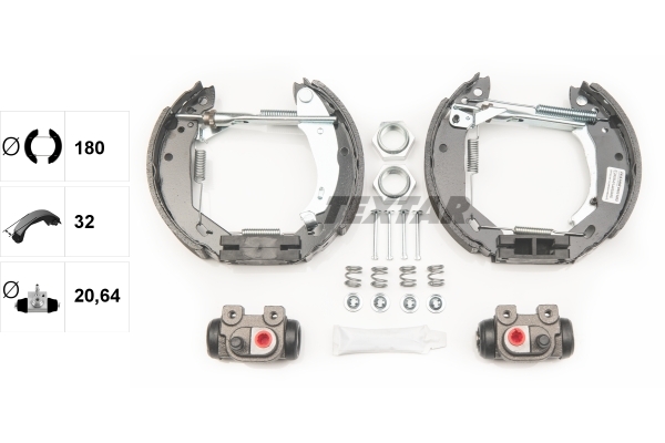 Set saboti frana 84031202 TEXTAR - Frana tambur Set saboti frana 84031202 TEXTAR - Frana tambur