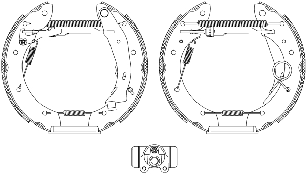 Set saboti frana 84052900 TEXTAR - Frana tambur Set saboti frana 84052900 TEXTAR - Frana tambur