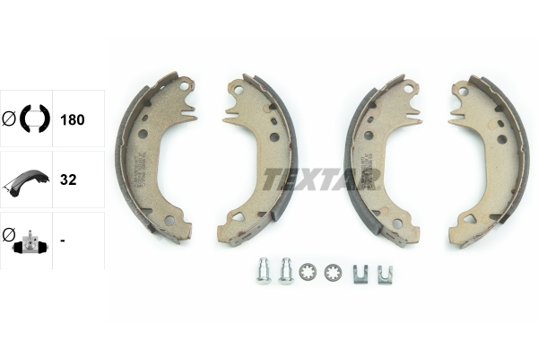 Set saboti frana 91031100 TEXTAR - Material frictiune sabot frana/ sabot frana Set saboti frana 91031100 TEXTAR - Material frictiune sabot frana/ sabot frana