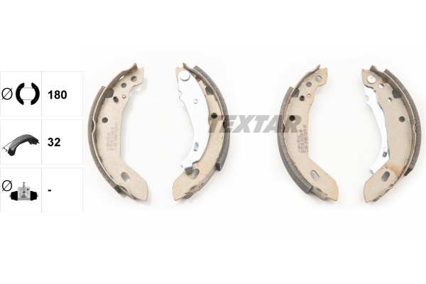 Set saboti frana 91031200 TEXTAR - Frana tambur Set saboti frana 91031200 TEXTAR - Frana tambur