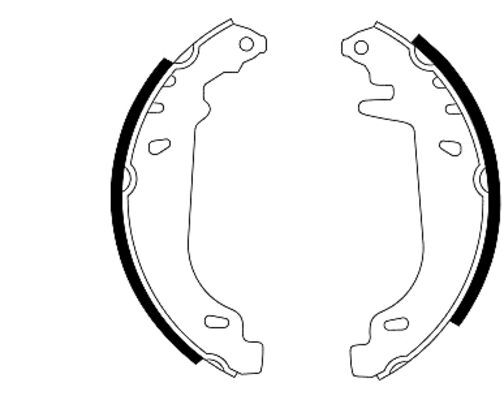 Set saboti frana 91045200 TEXTAR - Frana tambur Set saboti frana 91045200 TEXTAR - Frana tambur