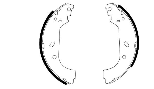 Set saboti frana 91047800 TEXTAR - Material frictiune sabot frana/ sabot frana Set saboti frana 91047800 TEXTAR - Material frictiune sabot frana/ sabot frana