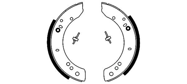 Set saboti frana 91048100 TEXTAR - Material frictiune sabot frana/ sabot frana Set saboti frana 91048100 TEXTAR - Material frictiune sabot frana/ sabot frana