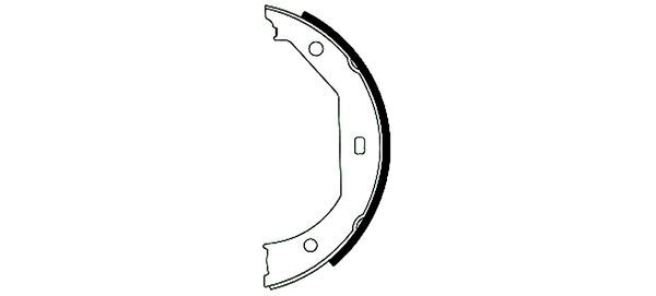 Set saboti frana, frana de mana 91049300 TEXTAR - Frana tambur Set saboti frana, frana de mana 91049300 TEXTAR - Frana tambur