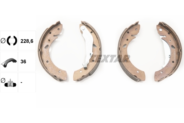 Set saboti frana 91053400 TEXTAR - Frana tambur Set saboti frana 91053400 TEXTAR - Frana tambur