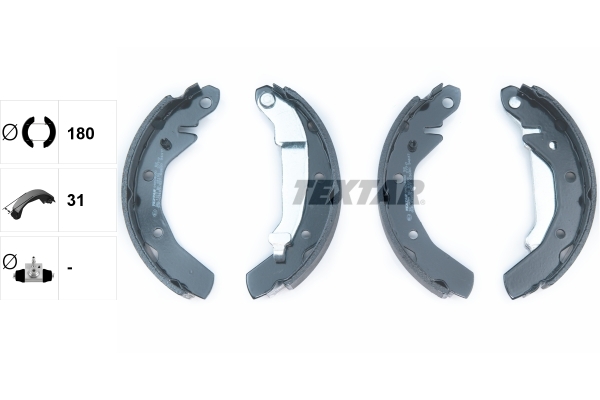 Set saboti frana 91054000 TEXTAR - Frana tambur