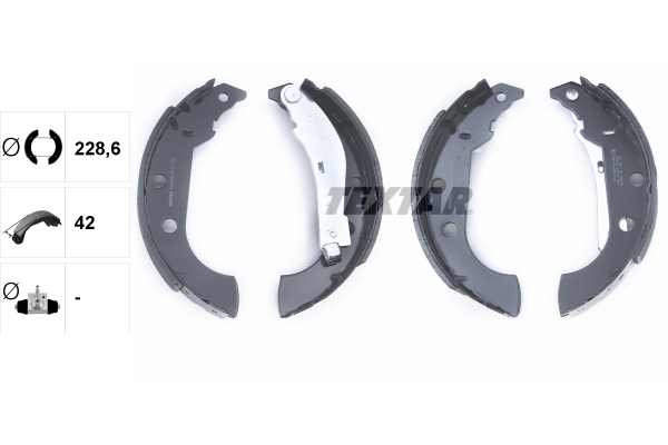 Set saboti frana 91056600 TEXTAR - Frana tambur Set saboti frana 91056600 TEXTAR - Frana tambur