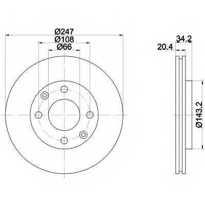 Disc frana 92043100 TEXTAR - Frana disc Disc frana 92043100 TEXTAR - Frana disc