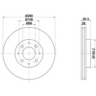Disc frana 92058600 TEXTAR - Frana disc Disc frana 92058600 TEXTAR - Frana disc