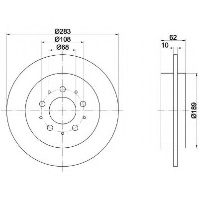 Disc frana 92088600 TEXTAR - Disc frana
