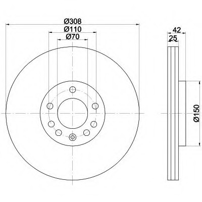 Disc frana 92110900 TEXTAR - Frana disc