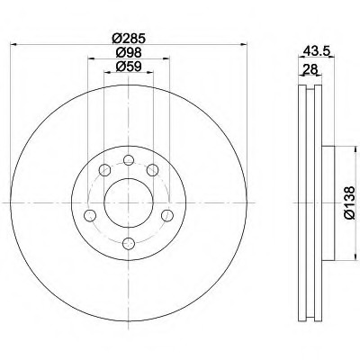 Disc frana 92115000 TEXTAR - Frana disc Disc frana 92115000 TEXTAR - Frana disc