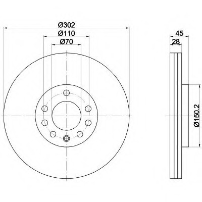 Disc frana 92118300 TEXTAR - Frana disc Disc frana 92118300 TEXTAR - Frana disc