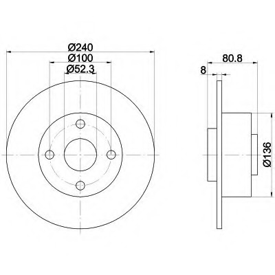 Disc frana 92119300 TEXTAR - Frana disc Disc frana 92119300 TEXTAR - Frana disc