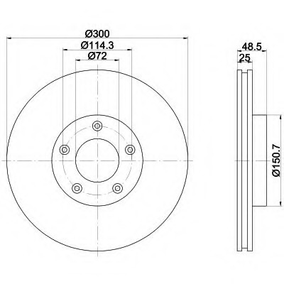 Disc frana 92130400 TEXTAR - Disc frana