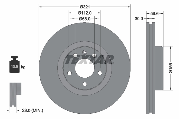 Disc frana 92132305 TEXTAR - Disc frana Disc frana 92132305 TEXTAR - Disc frana