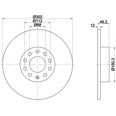 Disc frana 92132500 TEXTAR - Disc frana Disc frana 92132500 TEXTAR - Disc frana