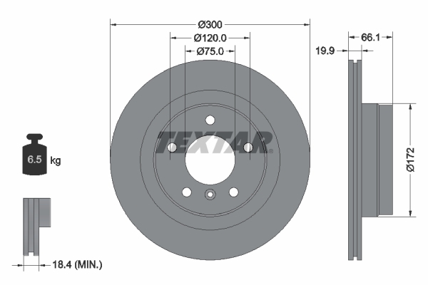 Disc frana 92133003 TEXTAR - Disc frana Disc frana 92133003 TEXTAR - Disc frana