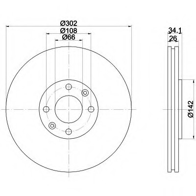 Disc frana 92133200 TEXTAR - Disc frana