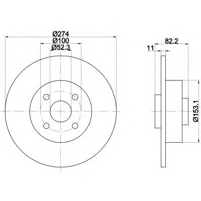 Disc frana 92141400 TEXTAR - Disc frana