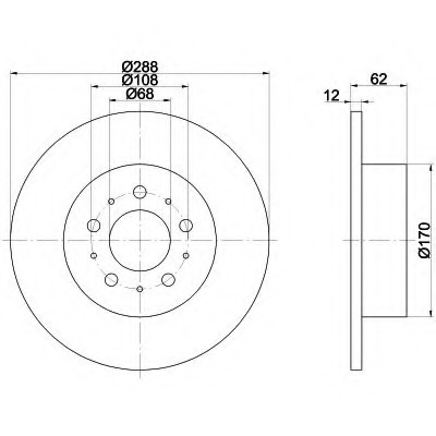 Disc frana 92149200 TEXTAR - Disc frana