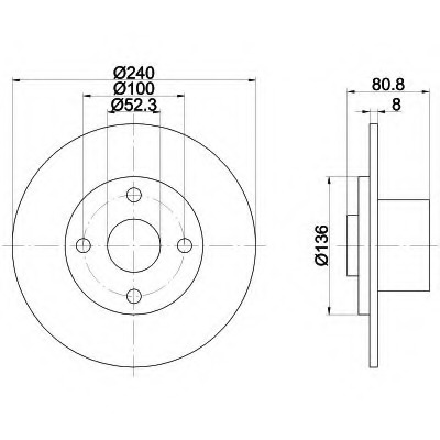 Disc frana 92154400 TEXTAR - Frana disc Disc frana 92154400 TEXTAR - Frana disc