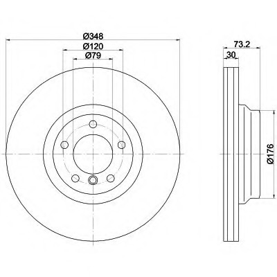 Disc frana 92155300 TEXTAR - Disc frana