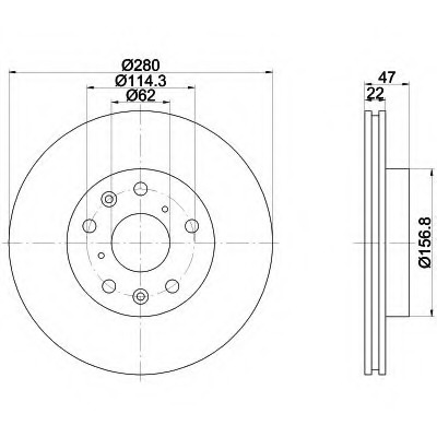 Disc frana 92156600 TEXTAR - Frana disc
