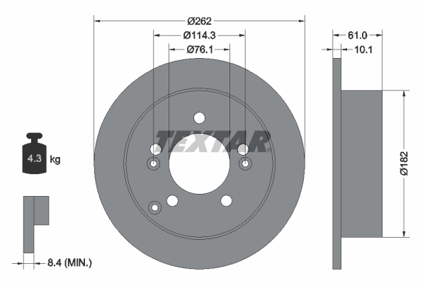 Disc frana 92156803 TEXTAR - Disc frana Disc frana 92156803 TEXTAR - Disc frana