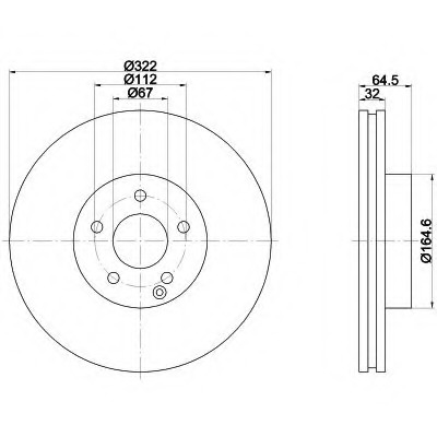 Disc frana 92163400 TEXTAR - Frana disc Disc frana 92163400 TEXTAR - Frana disc