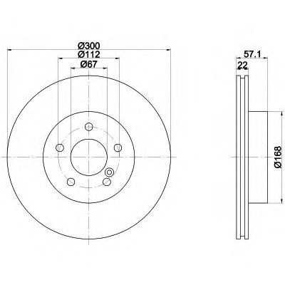 Disc frana 92163603 TEXTAR - Frana disc Disc frana 92163603 TEXTAR - Frana disc