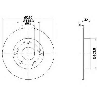 Disc frana 92164300 TEXTAR - Disc frana