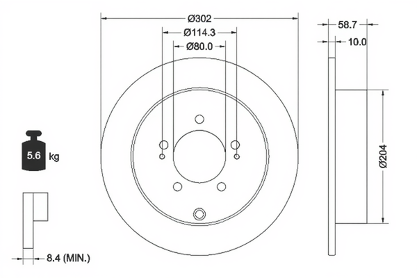 Disc frana 92167003 TEXTAR - Frana disc