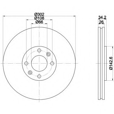 Disc frana 92168500 TEXTAR - Frana disc Disc frana 92168500 TEXTAR - Frana disc