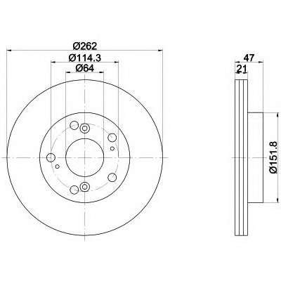 Disc frana 92175800 TEXTAR - Disc frana
