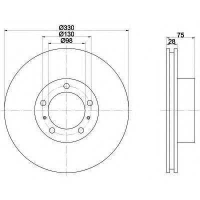 Disc frana 92220610 TEXTAR - Frana disc Disc frana 92220610 TEXTAR - Frana disc